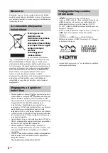 Preview for 172 page of Sony Bravia KDL-26T3000 Operating Instructions Manual