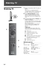 Preview for 14 page of Sony Bravia KDL-32BX301 Operating Instructions Manual