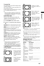 Preview for 15 page of Sony Bravia KDL-32BX301 Operating Instructions Manual