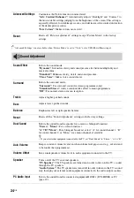 Preview for 24 page of Sony Bravia KDL-32BX301 Operating Instructions Manual