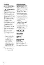 Preview for 42 page of Sony BRAVIA KDL-32BX320 Operating Instructions Manual