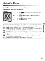 Preview for 25 page of Sony BRAVIA KDL-32BX331 Operating Instructions Manual