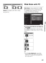 Preview for 31 page of Sony Bravia KDL-32EX340 Operating Instructions Manual