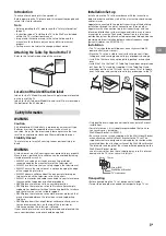 Preview for 3 page of Sony BRAVIA KDL- 32R307F Operating Instructions Manual