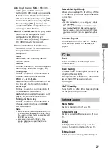 Preview for 21 page of Sony BRAVIA KDL-32R41 B Series Operating Instructions Manual