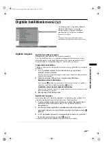 Preview for 189 page of Sony BRAVIA KDL-32S3000 Operating Instructions Manual