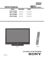 Preview for 2 page of Sony BRAVIA KDL-32S3000 Service Manual