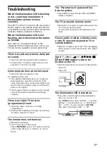 Preview for 3 page of Sony BRAVIA KDL-32W60 A Series Reference Manual