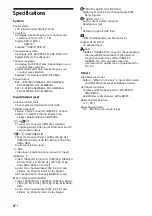 Preview for 4 page of Sony BRAVIA KDL-32W60 A Series Reference Manual