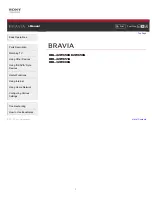 Sony Bravia KDL-32W600A I-Manual preview