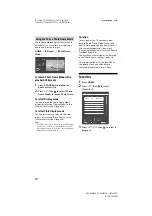 Preview for 20 page of Sony BRAVIA KDL-32W600D Operating Instructions Manual