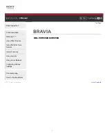 Sony Bravia KDL-32W650A I-Manual preview