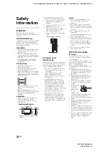 Preview for 24 page of Sony Bravia KDL-32W654A Operating Instructions Manual