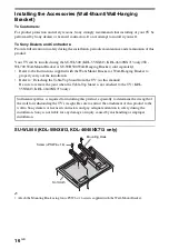 Preview for 16 page of Sony BRAVIA KDL-40NX703 Operating Instructions Manual