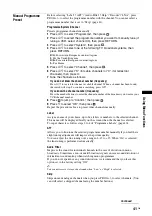 Preview for 41 page of Sony Bravia KDL-40W3000 Operating Instructions Manual