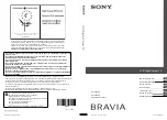 Sony Bravia KDL-40Z5800 Operating Instructions Manual preview