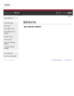 Preview for 1 page of Sony Bravia KDL-46HX857 I-Manual