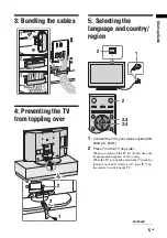 Preview for 5 page of Sony Bravia KDL-46S2000 Operating Instructions Manual