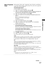Preview for 29 page of Sony Bravia KDL-46S2000 Operating Instructions Manual