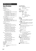 Preview for 36 page of Sony Bravia KDL-46S2000 Operating Instructions Manual