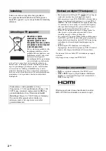 Preview for 84 page of Sony BRAVIA KDL-46V3000 Operating Instructions Manual