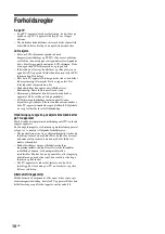 Preview for 92 page of Sony BRAVIA KDL-46V3000 Operating Instructions Manual