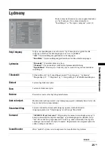 Preview for 107 page of Sony BRAVIA KDL-46V3000 Operating Instructions Manual