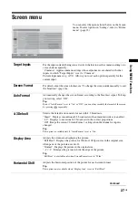 Preview for 27 page of Sony Bravia KDL-46X2000 Operating Instructions Manual