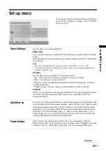 Preview for 29 page of Sony Bravia KDL-46X2000 Operating Instructions Manual