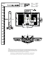 Preview for 2 page of Sony BRAVIA KDL-46XBR4 Dimensional Drawing