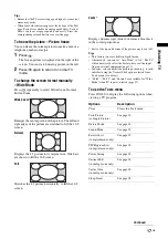 Preview for 17 page of Sony Bravia KDS-60R2000 Operating Instructions Manual