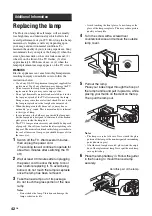 Preview for 42 page of Sony Bravia KDS-60R2000 Operating Instructions Manual