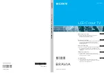 Preview for 1 page of Sony Bravia KLV-V32A10E Operating Instructions Manual