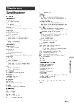 Preview for 199 page of Sony Bravia KLV-V32A10E Operating Instructions Manual