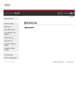 Sony BRAVIA XBR-84X905 Manual preview