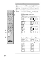 Preview for 24 page of Sony BRAVlA KDL-32XBR4 Operating Instructions Manual