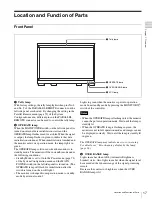 Preview for 17 page of Sony BVM-E250 Operation Manual