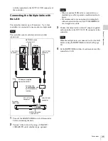 Preview for 25 page of Sony BVM-E250 Operation Manual