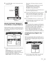 Preview for 29 page of Sony BVM-E250 Operation Manual