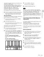 Preview for 31 page of Sony BVM-E250 Operation Manual