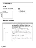 Preview for 44 page of Sony BVM-E250 Operation Manual