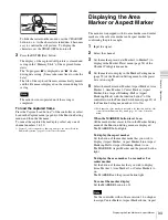 Preview for 93 page of Sony BVM-E250 Operation Manual