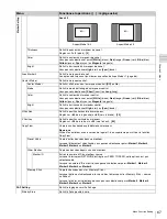 Preview for 67 page of Sony BVM-F250 Operation Manual