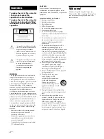 Preview for 2 page of Sony CAV-CVS12ES - Component Video Switcher Installation Manual