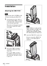 Preview for 16 page of Sony CBK-PC01 Installation Instructions Manual