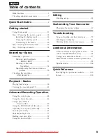 Preview for 5 page of Sony CCD-TRV49E Operating Instructions Manual