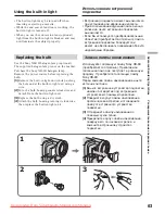 Preview for 63 page of Sony CCD-TRV49E Operating Instructions Manual