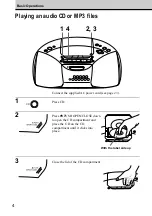 Preview for 4 page of Sony cCFD-S20CP Operating Instructions Manual