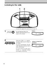 Preview for 8 page of Sony cCFD-S20CP Operating Instructions Manual