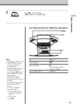 Preview for 13 page of Sony cCFD-S20CP Operating Instructions Manual